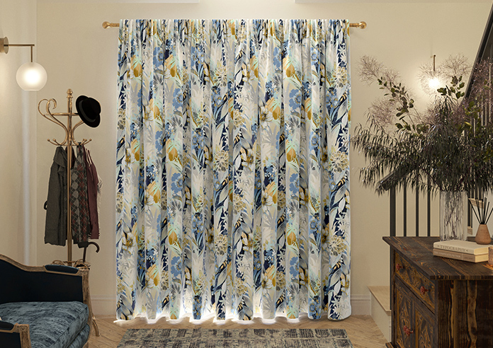 Bali, Navy - Made to Measure Curtains - Image 7